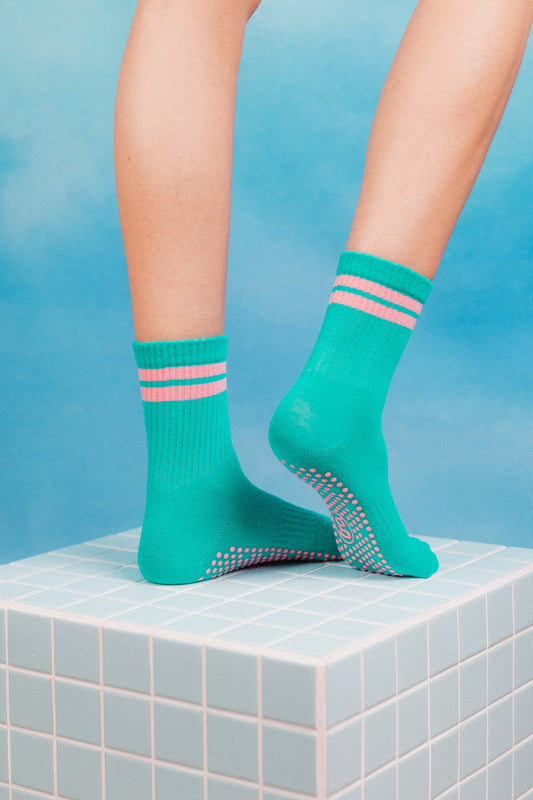Pilates & Matcha - Grip Socks