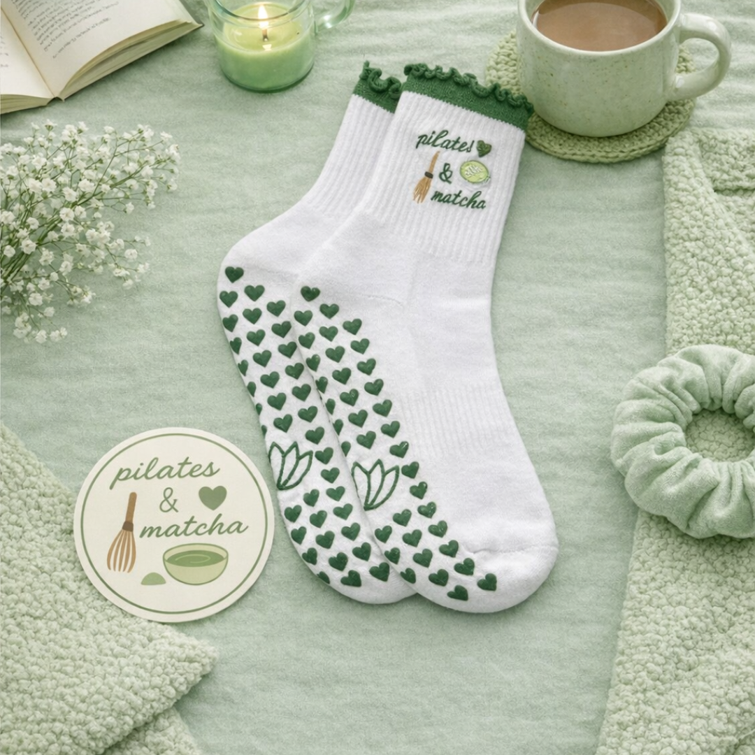 Pilates & Matcha Sticker